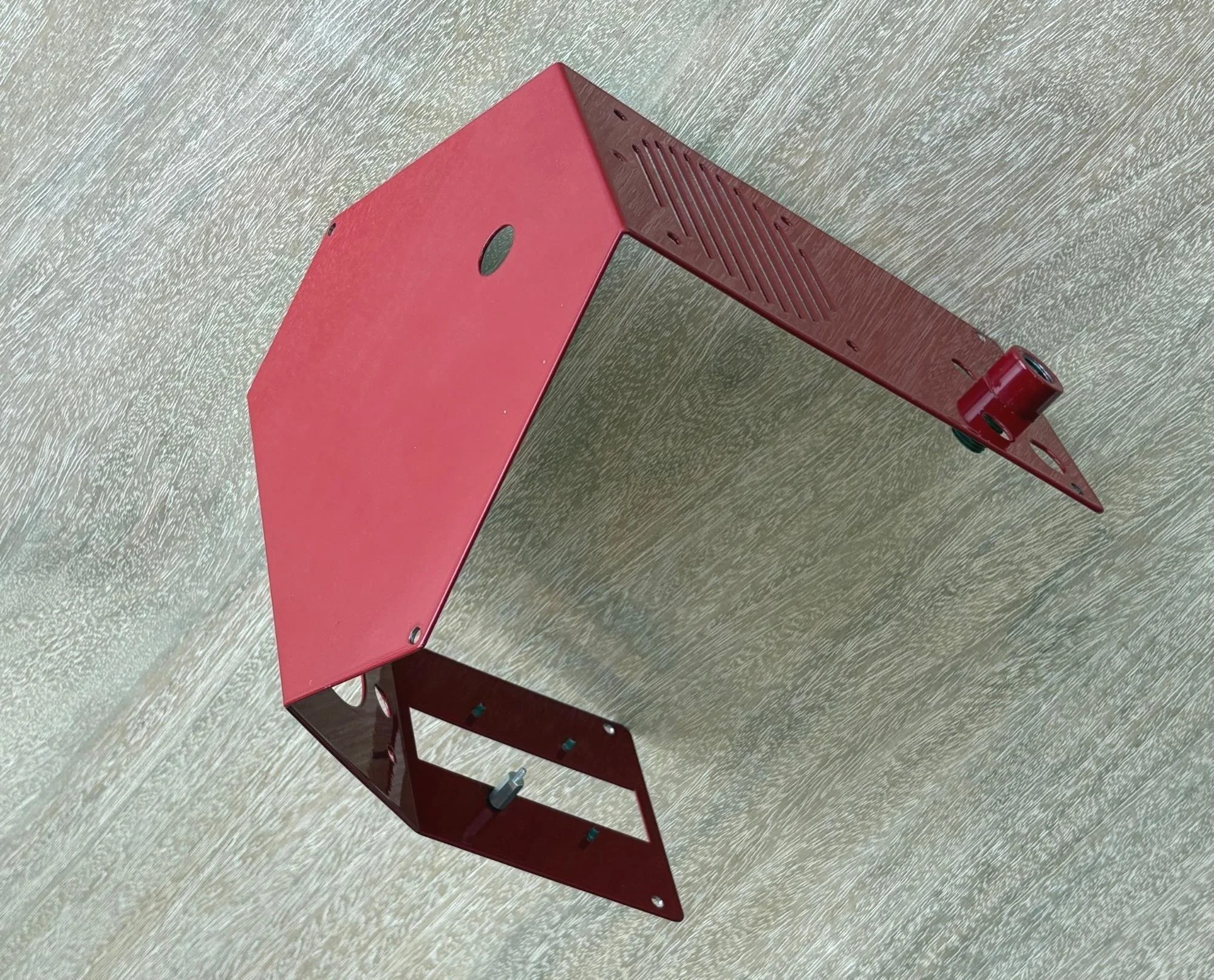 Custom sheet metal fabrication with powder coating finish